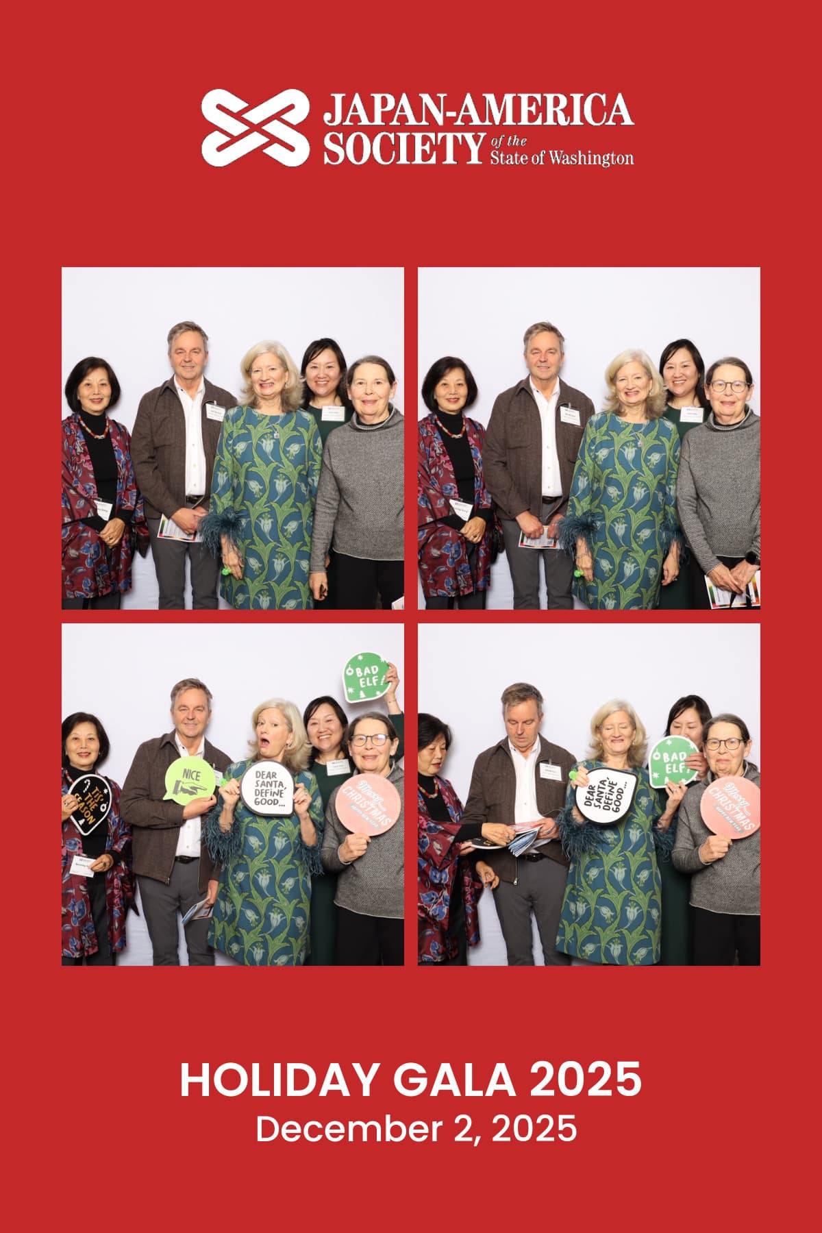 Japan-America Society of the State of Washington — Holiday Gala 2025