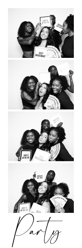 Party — bridesmaids photostrip